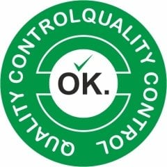 Kontrol Edildi Etiketi Ok  1 Paket 1000 Adet