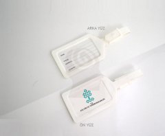 İsteğe Özel Logo Baskılı Bagaj Etiketi