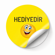 Hediyedir Etiketi 1 Paket 1000 Adet