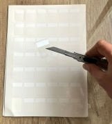 Beyaz 13B Kablo Etiketi (2,5x3,5cm) 1 Paket 2100 Kablo Etiketler Lazer Yazıya Uygundur Koyu Renk Kablolar İçin Uygundur. A4 Formatında