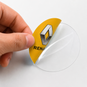 İçten Yapıştırmalı Etiket | Ters Baskı Cam Sticker