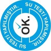 Su Testi Yapışlmıştır Etiketi 1 Paket 1000 Adet