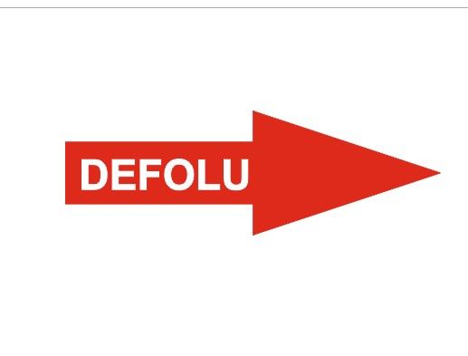 Defolu Etiketi 1 Paket 500 Adet