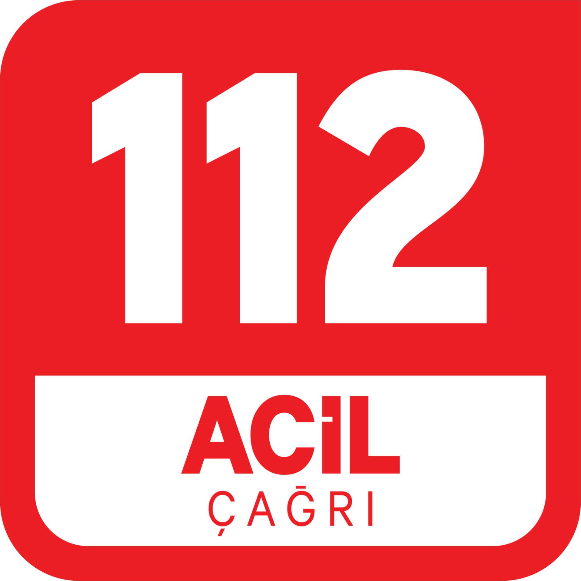 112 Acil Çağrı Etiketi 1 Paket 20 Adet