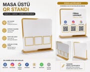 Masa Üstü QR Standı